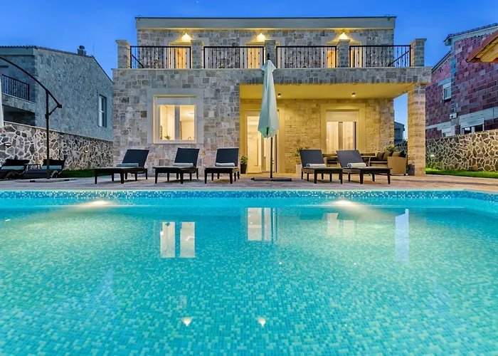 Villa Luxury Stone With Pool - Briševo